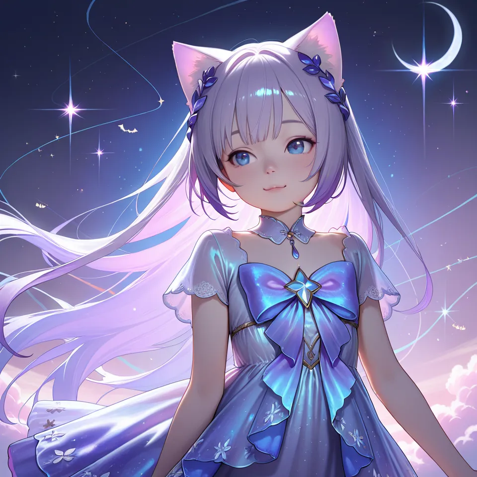 luna, in lavender